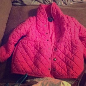 Toddler girl polo Ralph Lauren coat